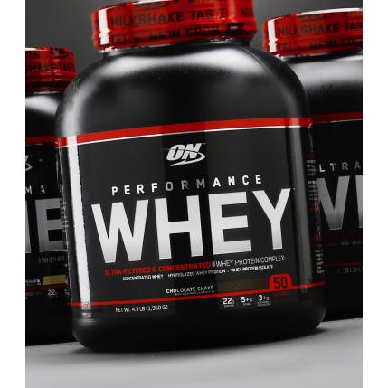 OPTIMUM NUTRITION ON PERFORMANCE WHEY (4.3Lbs, 50 Servings)